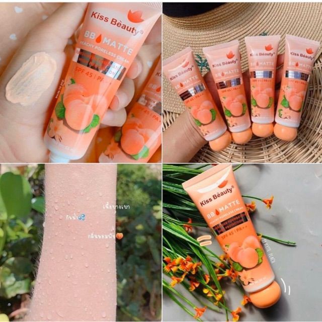 Kem Nền Che Khuyết Điểm  Kiềm Dầu Chống Nắng SPF 45/PA Kiss Beauty Pore BB Matte | BigBuy360 - bigbuy360.vn