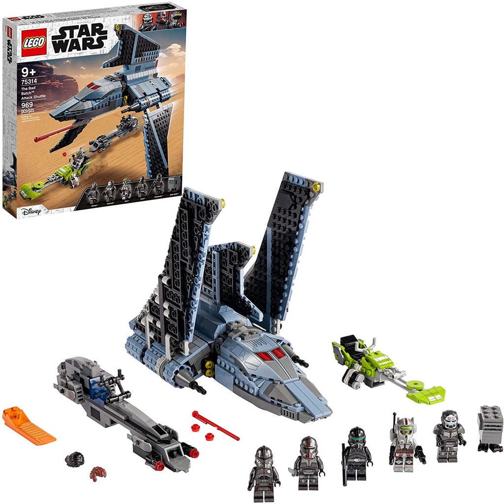 Lego Star Wars 75314 - The Bad Batch Attack Shuttle - Bộ xếp hình Lego Phi thuyền tấn công
