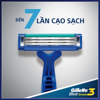 Dao Cạo Râu GILLETTE Blue 3 Simple (4 Cây)
