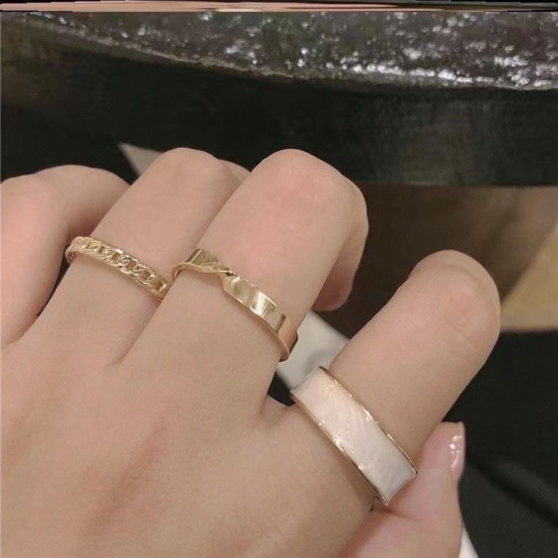 Set 3 Nhẫn Thời Trang Nam Nữ Độc Đáo