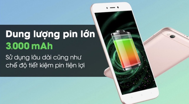 Điện thọai Xiaomi Redmi 5A - Fullbox - Ram 2Gb, bộ nhớ 16Gb - Bảo hành 12 tháng - Hàng nhập khẩu | BigBuy360 - bigbuy360.vn
