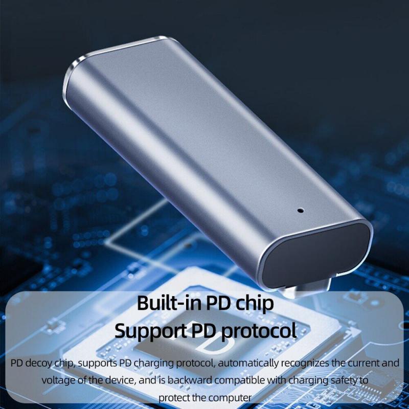 Bộ chuyển đổi HdoorLink hỗ trợ sạc nhanh 5A USB Type C PD từ tính cho Magsafe1/ Magsafe 2