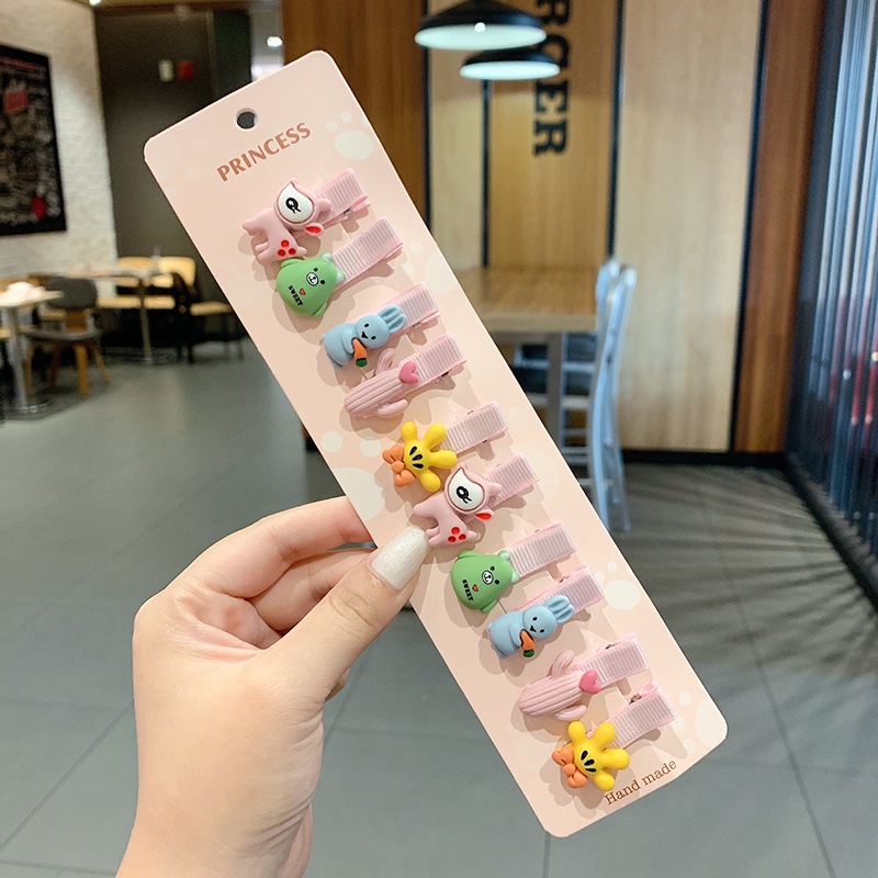 Set kẹp tóc thiết kế dễ thương cho trẻ nhỏ