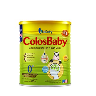 Sản phẩm dinh dưỡng Công Thức ColosBaby IQ 0+ 400g - S