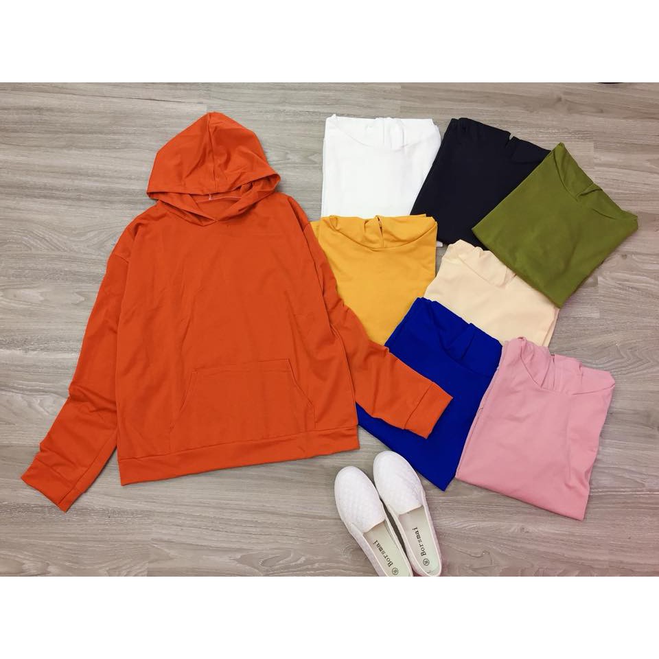 áo nỉ mũ da cá phom rông | BigBuy360 - bigbuy360.vn