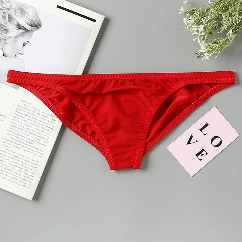 Quần Lót Lụa Mỏng Lưng Thấp Hình Tam Giác M070 Cho Nữ