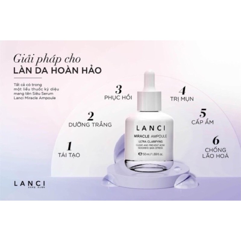 [CHÍNH HÃNG] Serum Lanci Miracle Ampoule dưỡng trắng, chống lão hoá | BigBuy360 - bigbuy360.vn