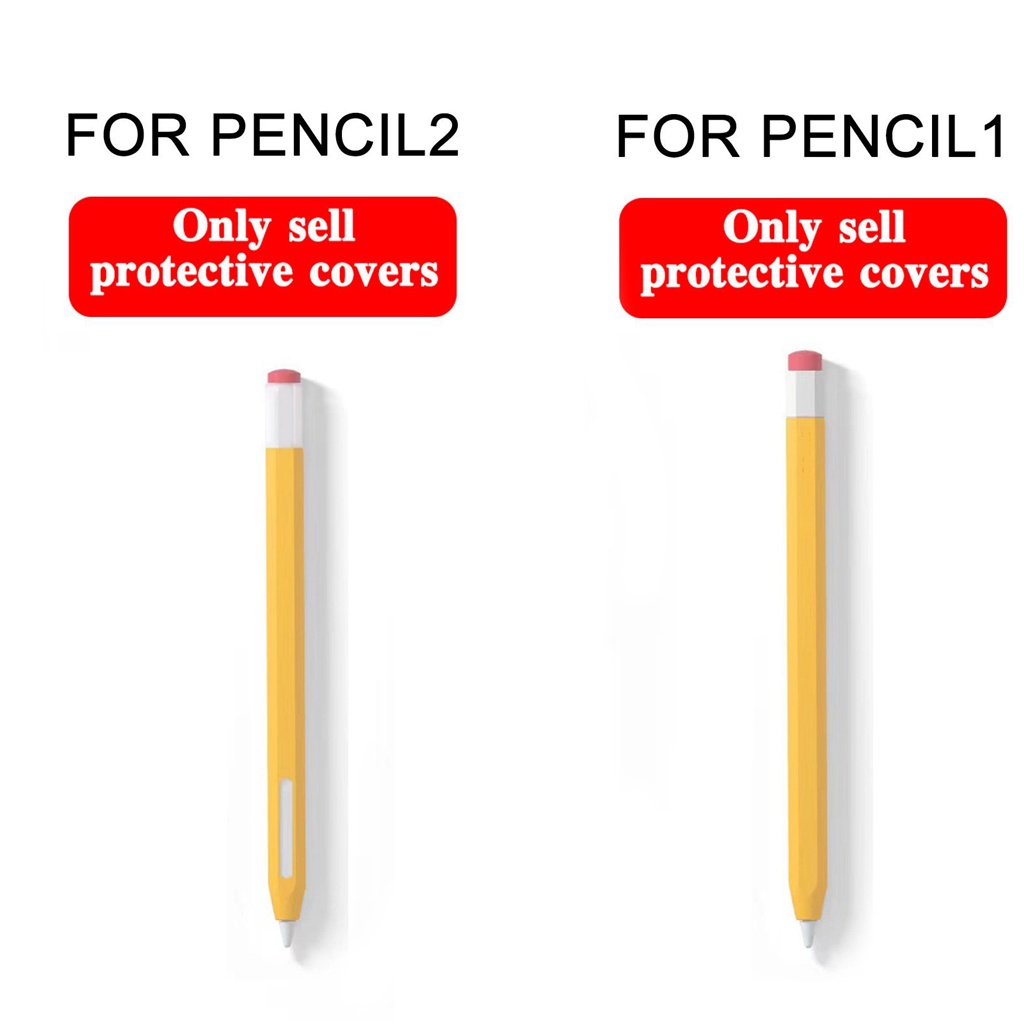 Ốp Vỏ Bảo Vệ Bút Cảm Ứng apple pencil 2 1 3 usb-c gen 1st 2nd generation Bằng Silicon Chống Trượt