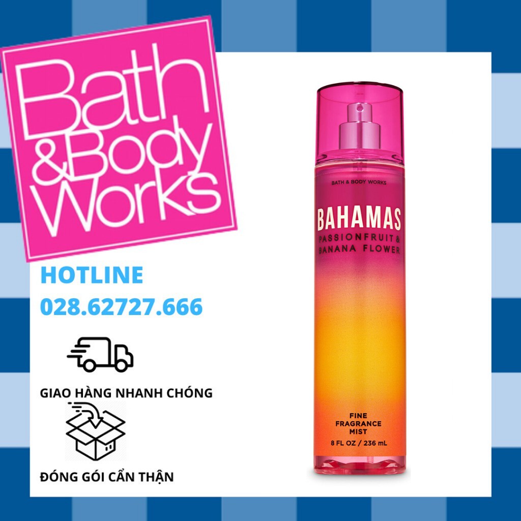 Xịt Thơm Toàn Thân Bath And Body Works - Bahamas Passionfruit And Banana Flower