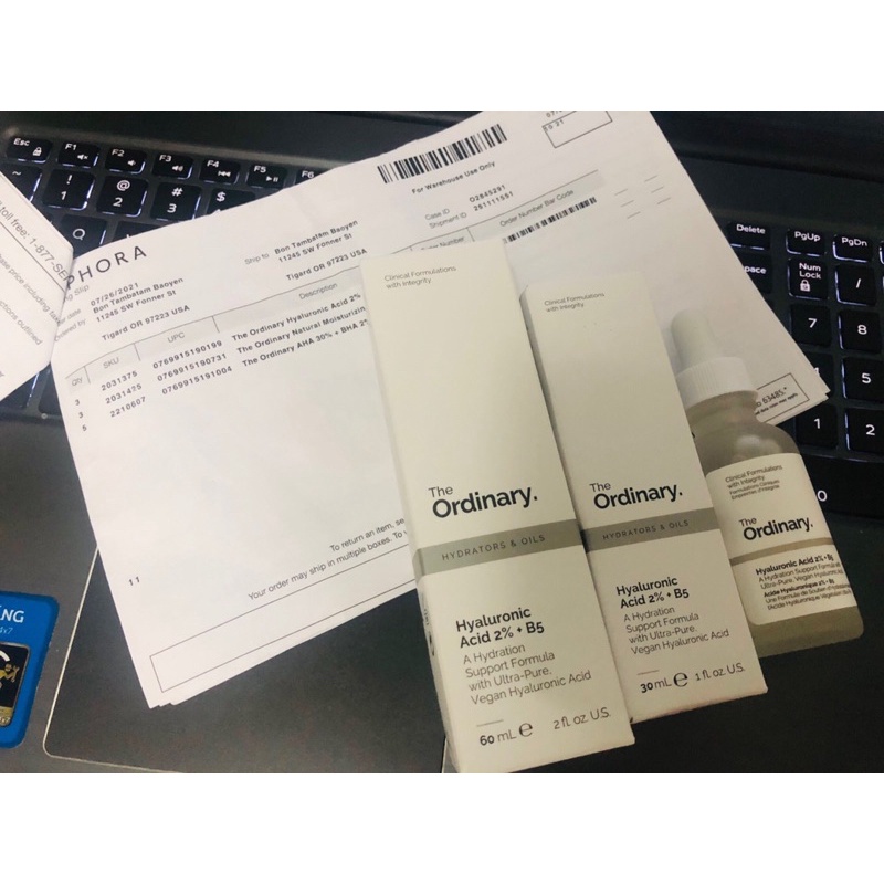 -The Ordinary - Hyaluronic Acid  2% + B5 - siêu cấp nước phục hồi dưỡng ẩm cho da