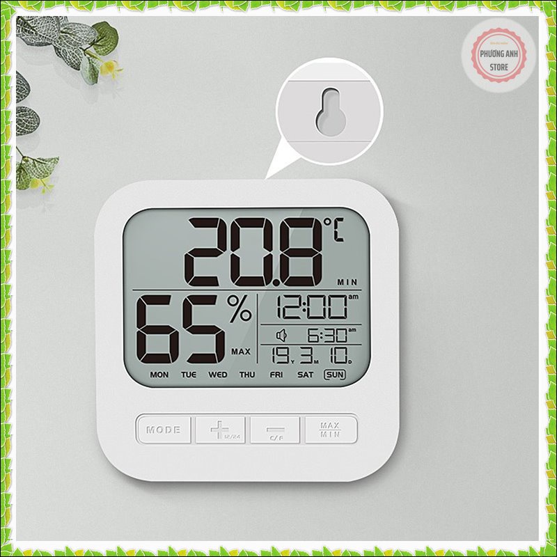 Nhiệt ẩm kế điện tử  FREESHIP XTRA  đo nhiệt độ và độ ẩm trong phòng