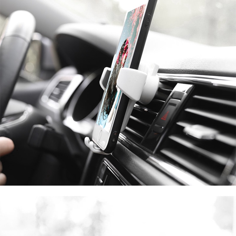 Universal Gravity Smartphone Hỗ trợ Điện thoại di động Chủ xe Air Air Mount Mount