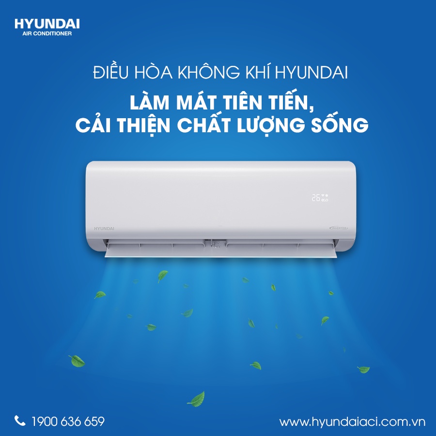 Điều hòa treo tường HYUNDAI 1 chiều - Malaysia