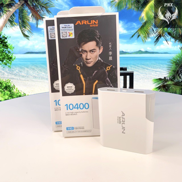 Sạc dự phòng Arun Y40 dung lượng 10.400mah