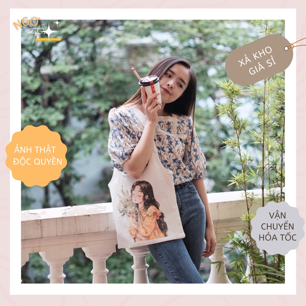 Áo sơ mi hoa, áo kiểu nữ cổ vuông phối ren tay ngắn chất liệu chifon phong cách thời trang Hàn Quốc