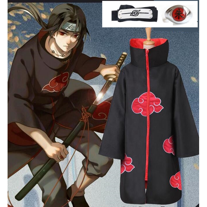 Áo choàng hóa trang Naruto akatsuki uchiha itachi