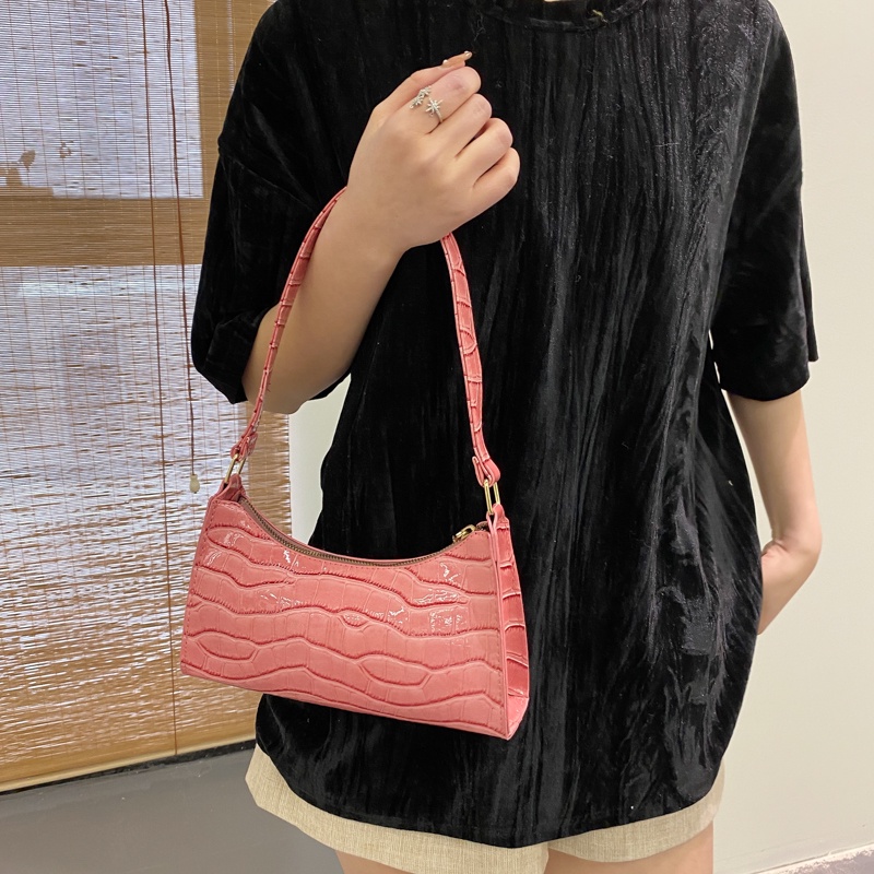 Túi đeo vai CHAIKA KILTER CK299 da PU mềm mại họa tiết da rắn thời trang dành cho nữ