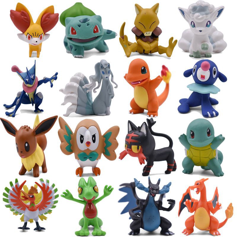 Mô Hình Nhân Vật Hoạt Hình Pokemon 4cm