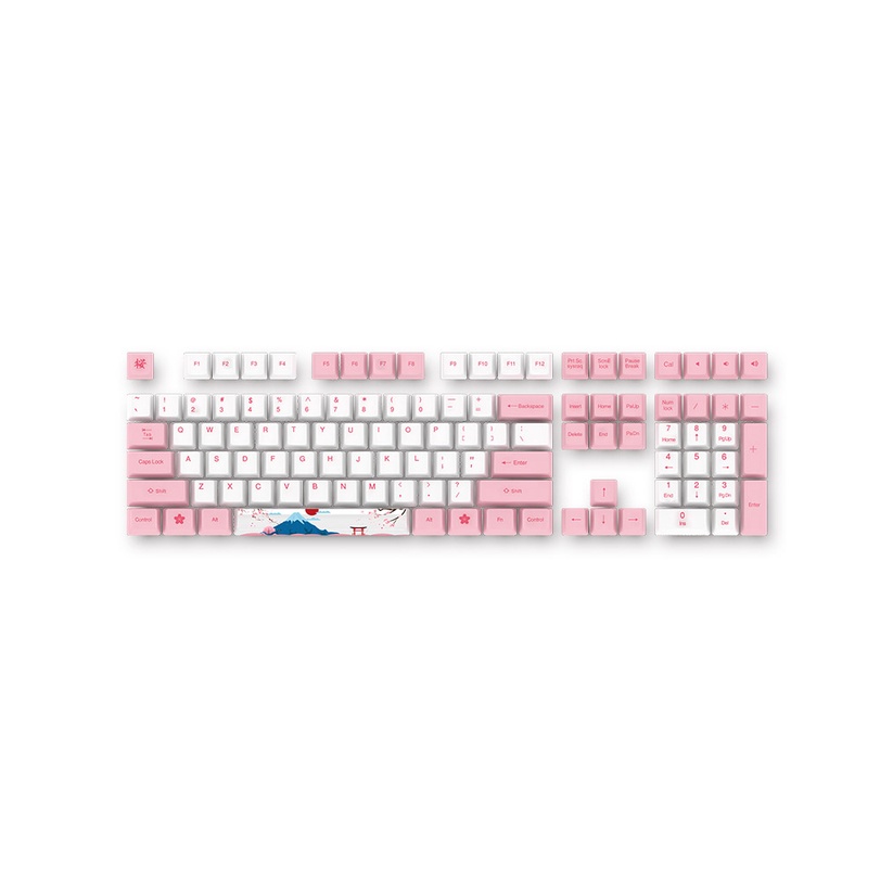 Bộ Keycaps Set Akko World Tour Tokyo Dye-sub PBT 114 keys