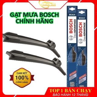 Gạt mưa bosch - gạt mưa ô tô silicone loại thân mềm không xương cao cấp