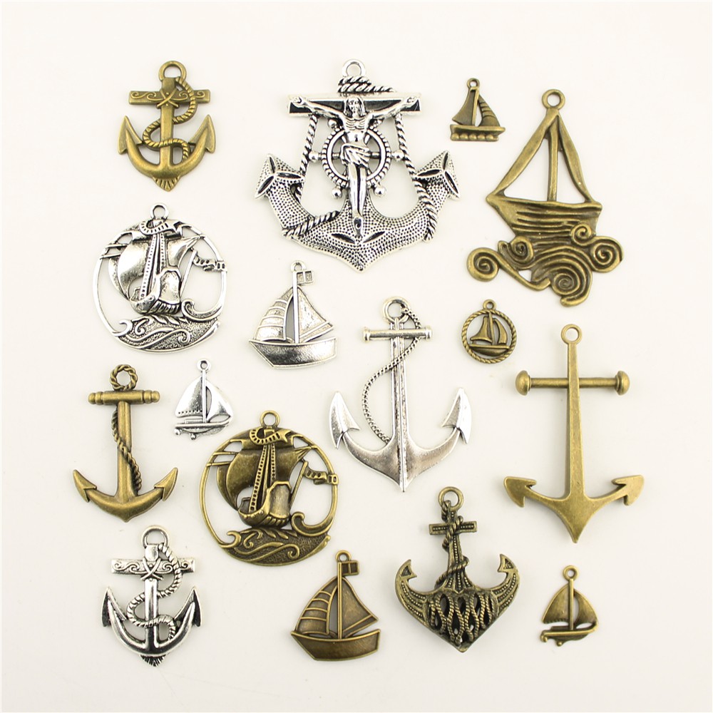 Mặt Dây Chuyền Hình Mỏ Neo Độc Đáo