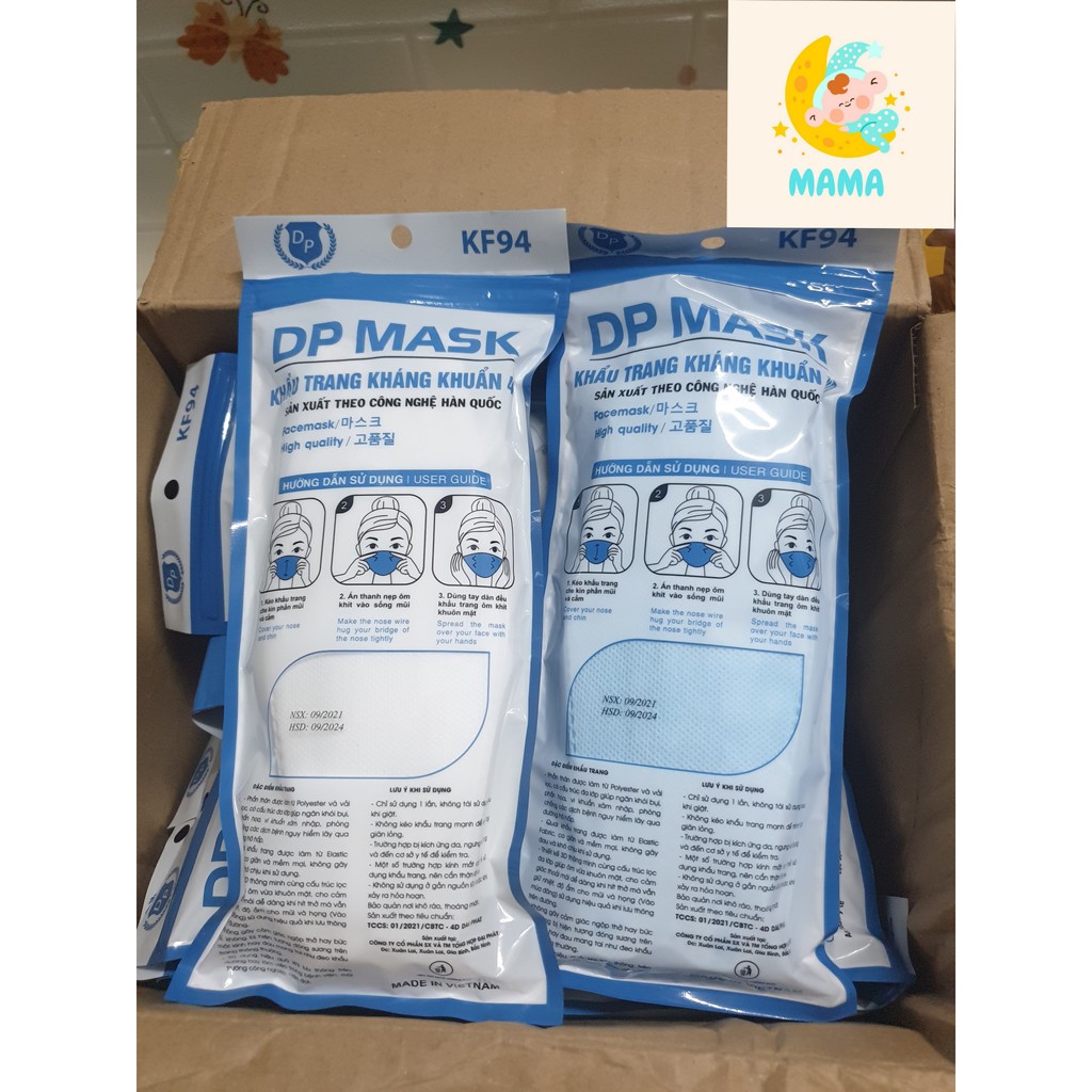 Khẩu Trang KF94 Đại Phát Set 10 Cái Kháng Khuẩn 4D Hàng Công Ty | BigBuy360 - bigbuy360.vn