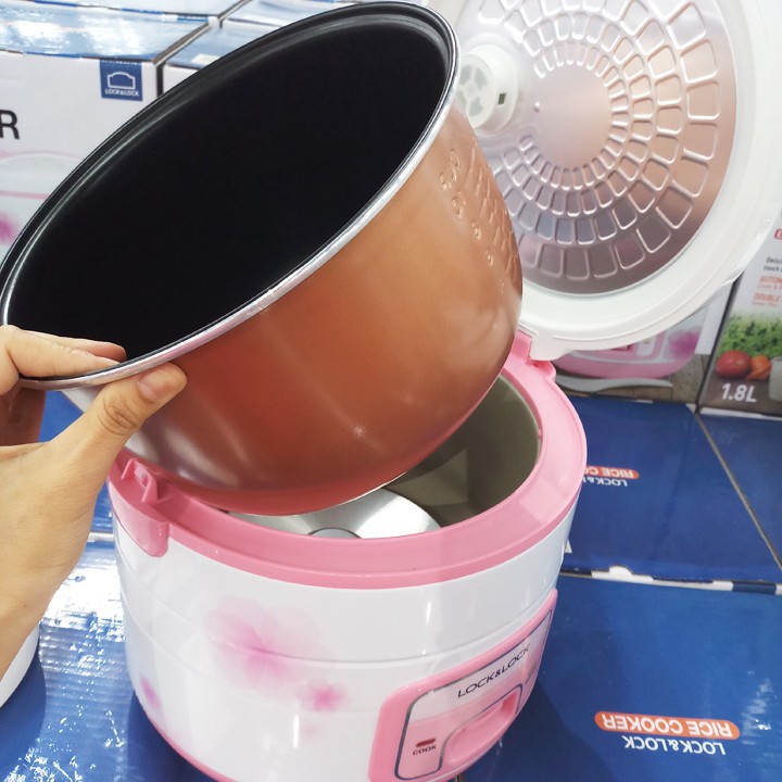 NỒI CƠM ĐIỆN LOCK&LOCK EJR446RED 1.8L 700W | BigBuy360 - bigbuy360.vn