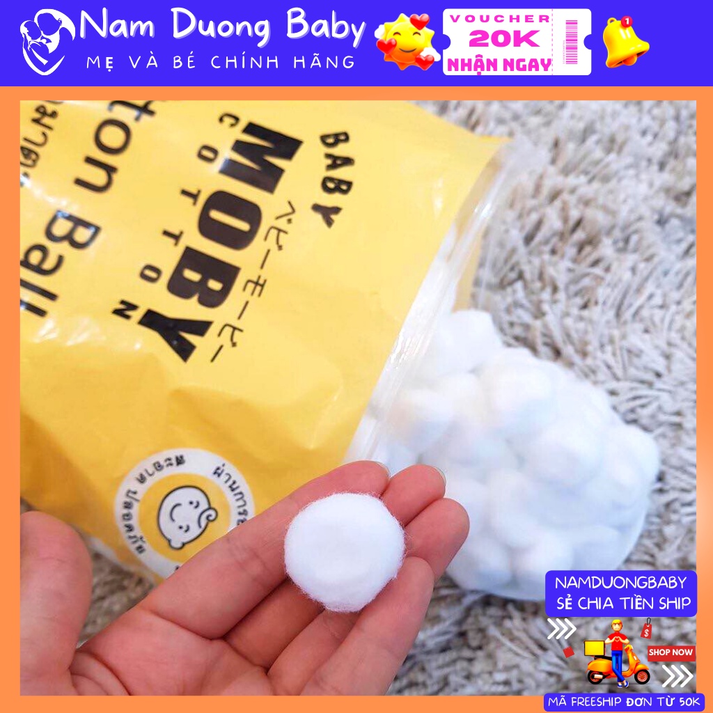 Bông đa năng Moby Thái Lan cỡ nhỏ.