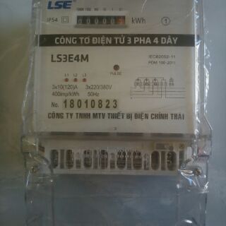 Công tơ điện tử 3 pha 4 dây LS3E4M Có Kiểm Định