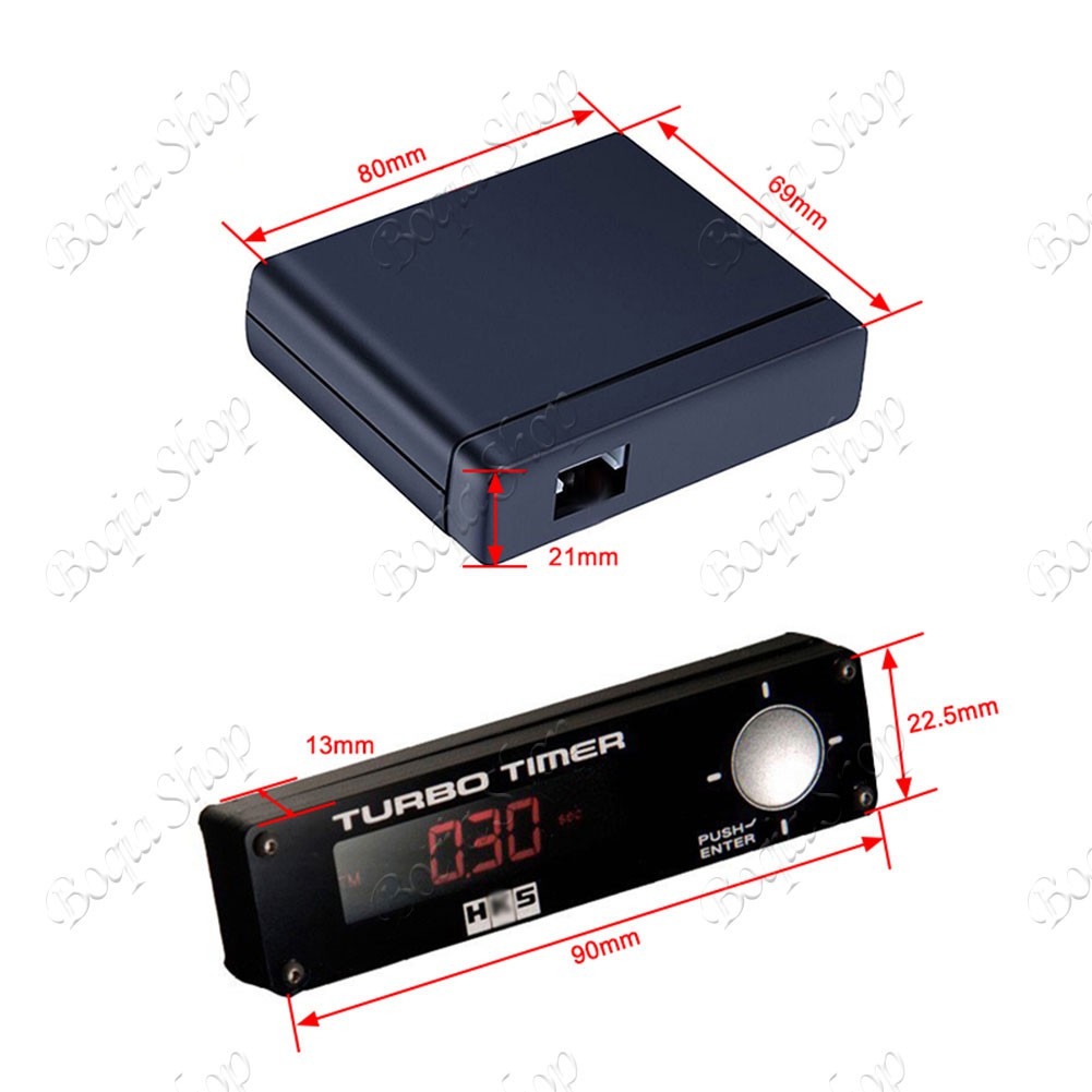 Bộ Rơ Le Điều Khiển Thời Gian Turbo 5 Màu Trong 1 HKS Type 0 DC 12V Cho Xe Đua