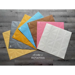 Xốp dán tường cổ điển cao cấp kt 70*70 cm loại dày , mẫu sao 8 cánh tuyệt đẹp ( HOA THỊ ),cđ 11