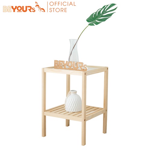 Kệ gỗ đầu Giường BEYOURs Glass shelf Natural - Sản phẩm Tặng Kèm Khi Mua Giường Acep - Nội Thất Phòng Ngủ