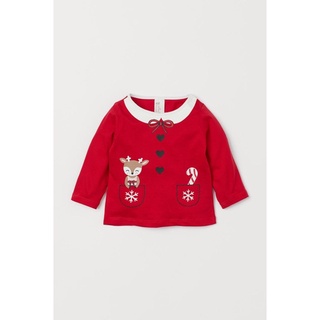 [H&M CHÍNH HÃNG]Áo và váy noel cho bé gái