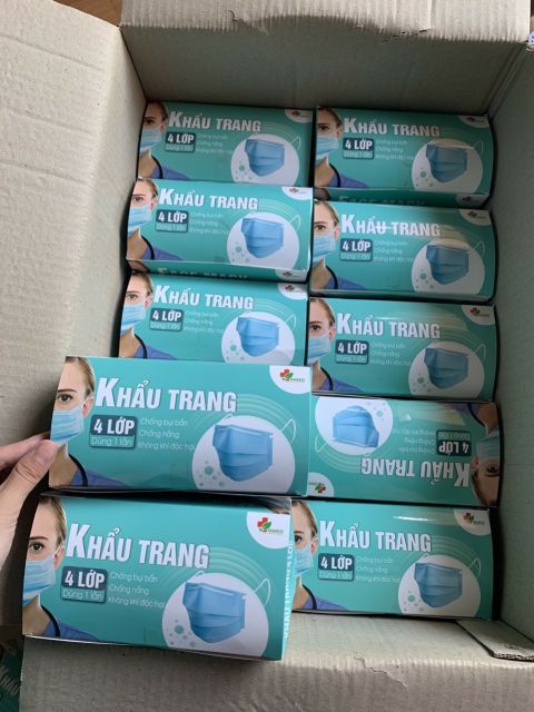 Khẩu trang kháng khuẩn 4 lớp Vinmed