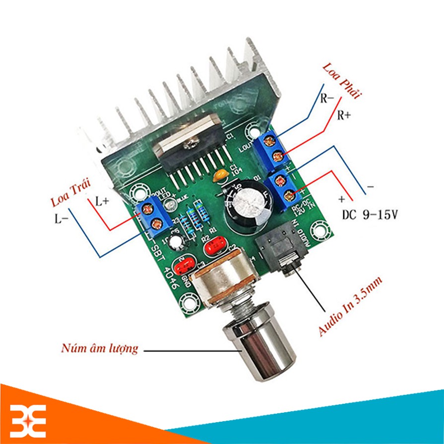 Sản phẩm Module Audio TDA7297 15W+15W V1