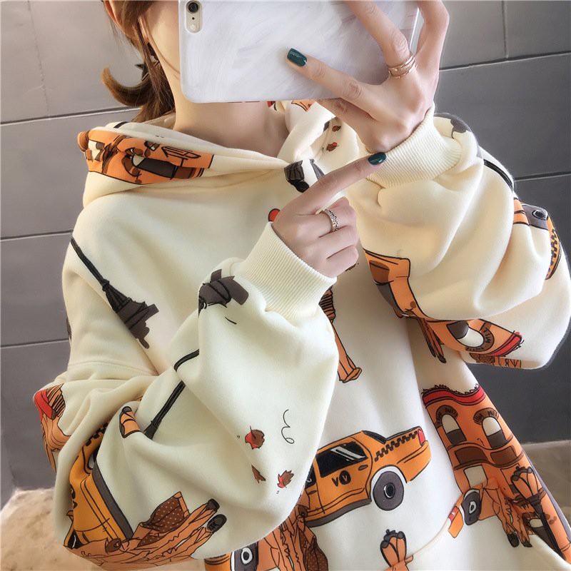 Áo hoodie sành điệu với họa tiết 3d phong cách chất liệu nỉ ngoại cao cấp C056 ERIK