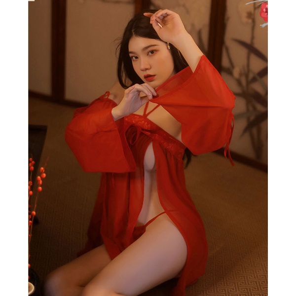 Đồ ngủ tân hôn-cô dâu đỏ sexy TK2834