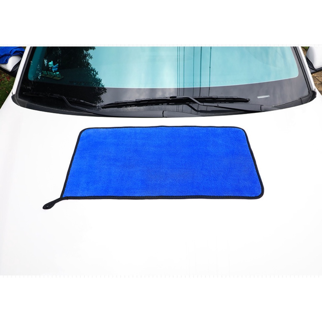 Khăn Lau Đa Năng Microfiber 2 Mặt Siêu Thấm Cực Dày Không Đổ Lông Chuyên Dụng Cho Ô Tô Xe Hơi Câu Cá