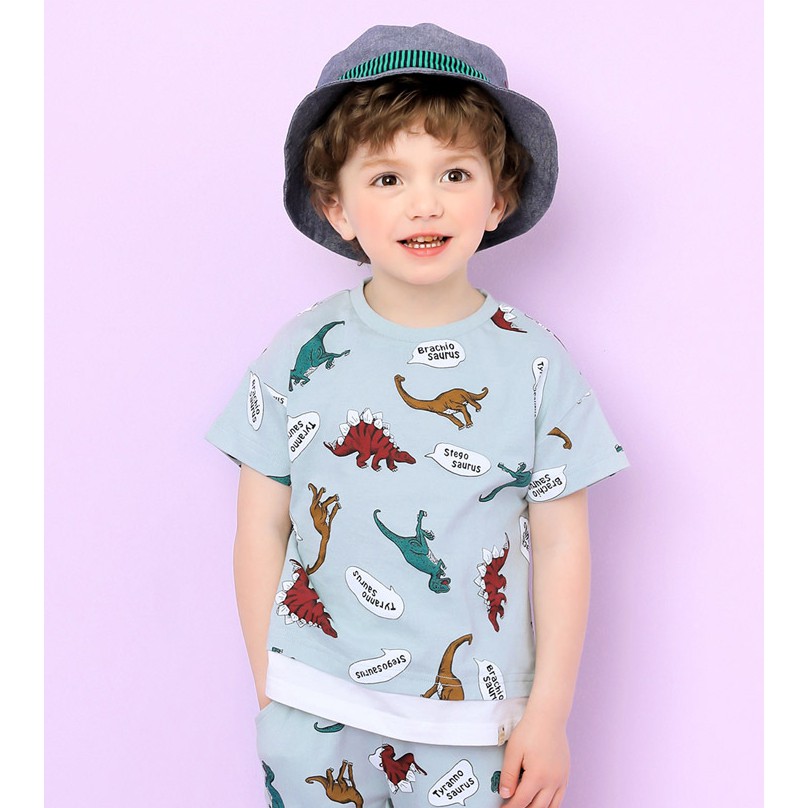 (100) Áo hè cotton khủng long Andi aj2use22