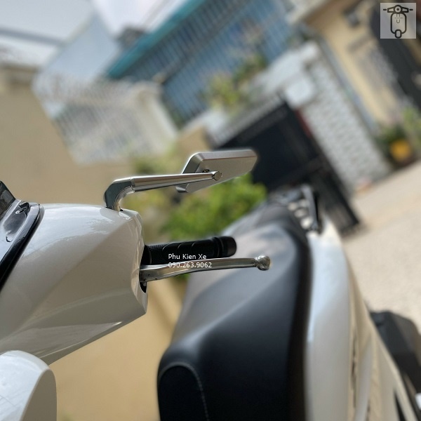 Gương H2C 741 Hàng CNC Cao Cấp Gắn Honda Vespa Yamaha