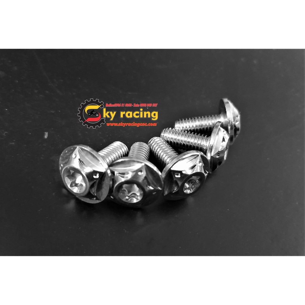 Ốc đĩa Inox 304 dù 5 cạnh NGÔI SAO dành cho Vario 2018