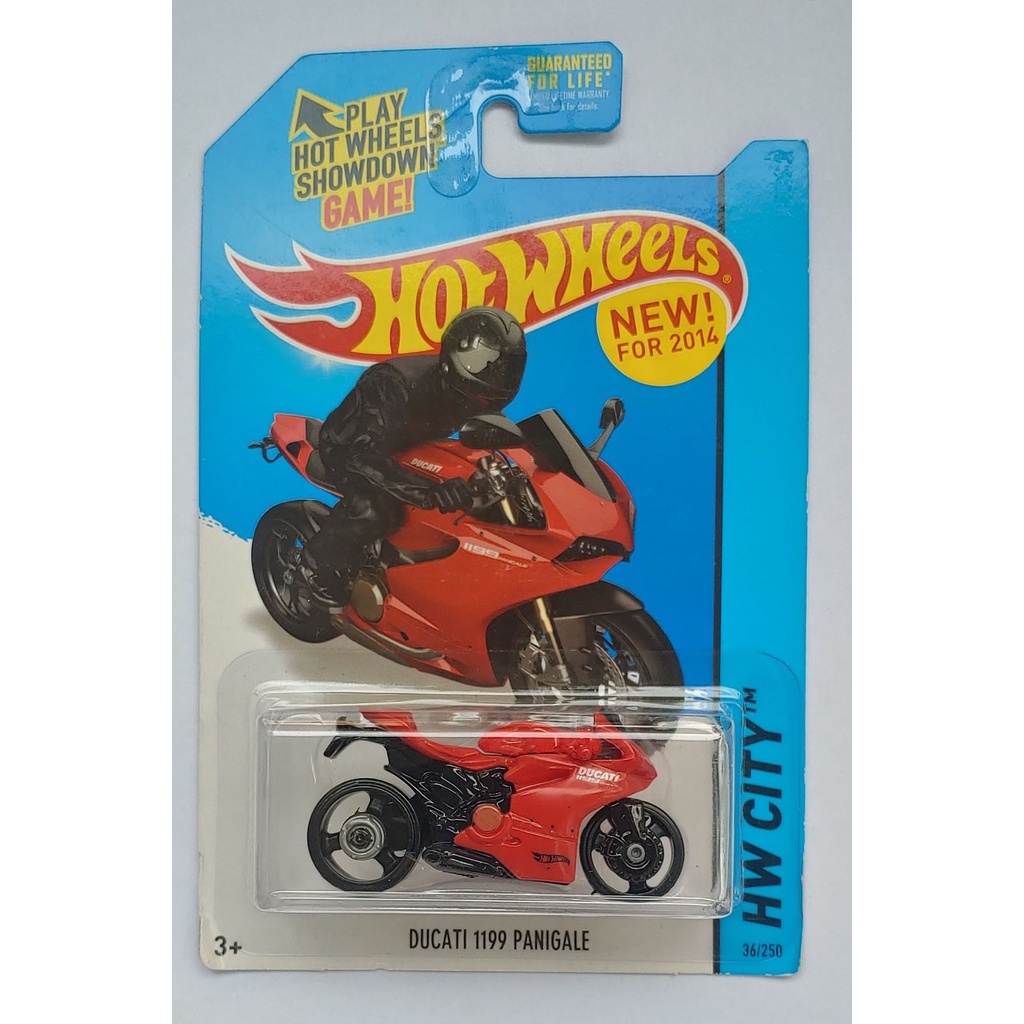 Xe mô hình tỉ lệ 1:64 Hot Wheels T-21 Mô tô Ducati 1199 Panigale đỏ