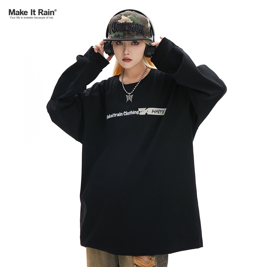 Áo phông dài tay Make it Rain Heybig - Love Nature