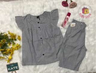 🍂🍃Đồ bộ mặc nhà xk mẫu cài nút (ảnh shop chụp)