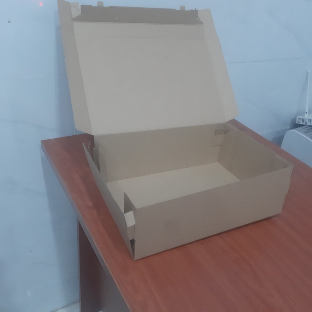 HỘP CARTON ĐỰNG GIÀY SIZE 33X28X12CM