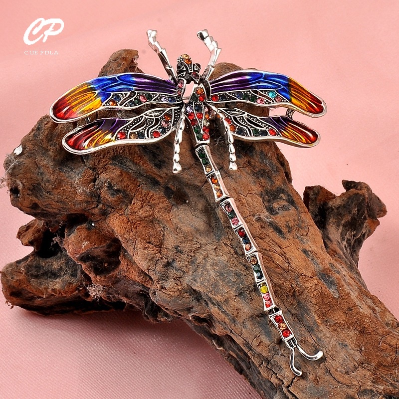 Ghim Cài Áo Hình Chuồn Chuồn Phong Cách Retro Thời Trang