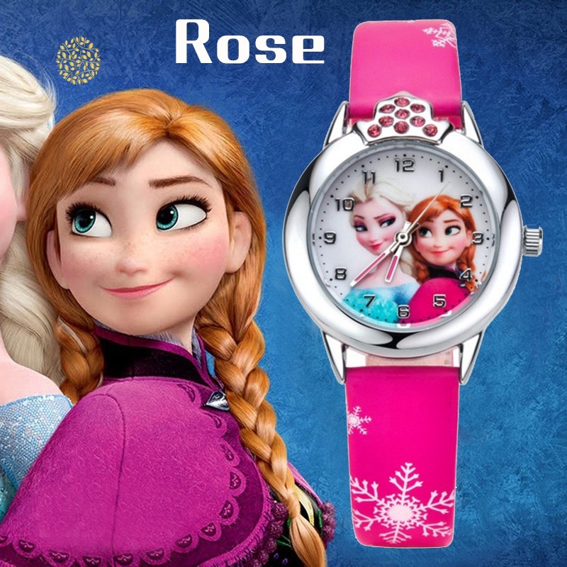Đồng hồ đeo tay họa tiết Elsa thời trang c thumbnail