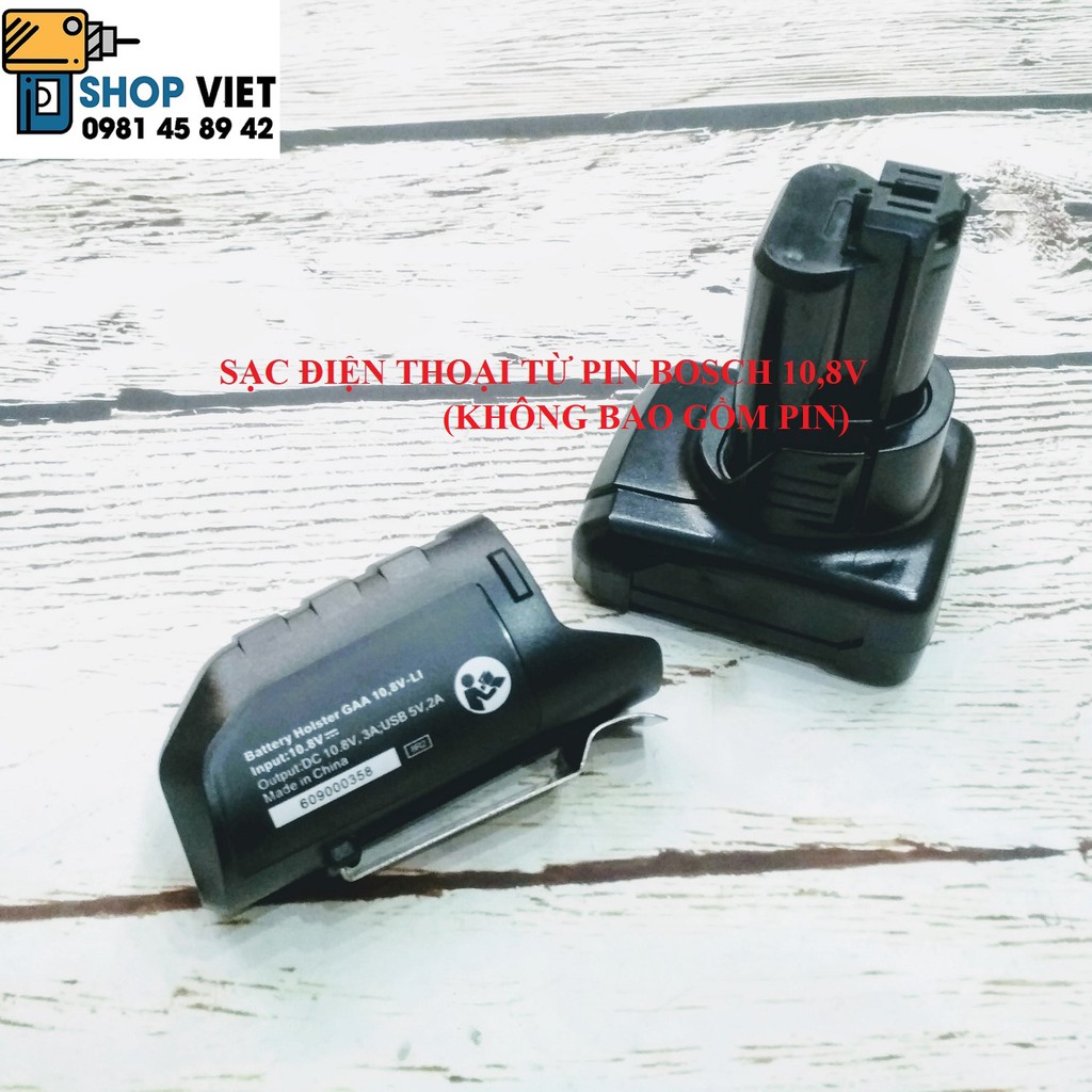 SV Sạc điện thoại từ pin Bosch 12V