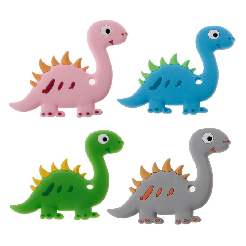 Đồ Chơi Ngậm Nướu Bằng Silicon Không BPA Hình Thú Hoạt Hình Dành Cho Bé