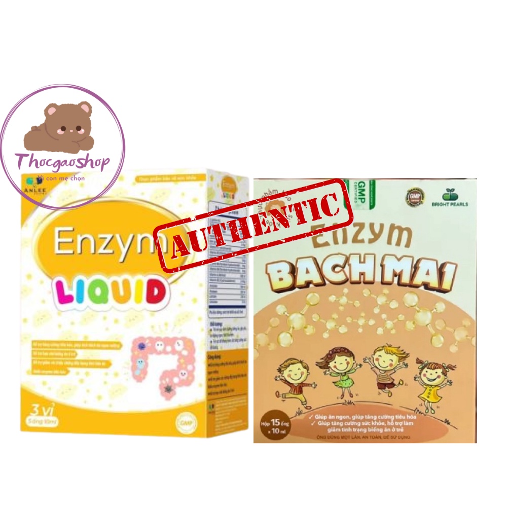 TPBS Enzym liquid và Enzym Bạch mai giúp bé ăn ngon miệng và tăng khả năng hấp thu